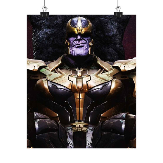 Thanos Marvel Villains Custom Silky Poster Satin Art Print Wall Home Decor