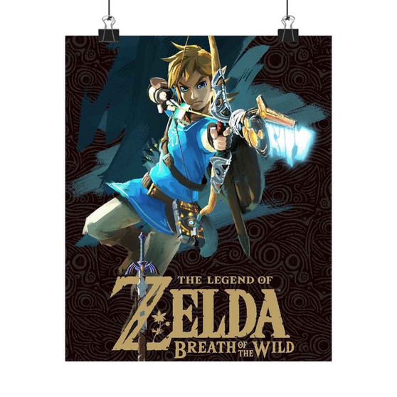 The Legend of Zelda Breath of the Wild Product Custom Silky Poster Satin Art Print Wall Home Decor