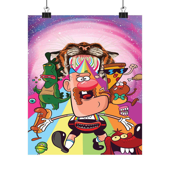 Uncle Grandpa Custom Silky Poster Satin Art Print Wall Home Decor