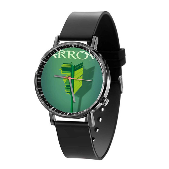 Arrow Art Custom Quartz Watch Black Plastic With Gift Box