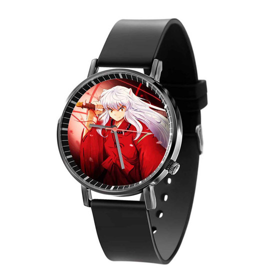 Inuyasha Arts Custom Quartz Watch Black Plastic With Gift Box