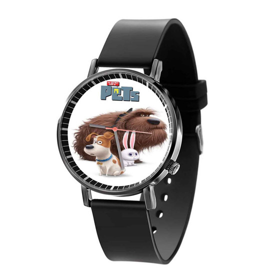 The Secret Life of Pets Movie Custom Quartz Watch Black Plastic With Gift Box