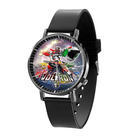 Voltron Force Custom Quartz Watch Black Plastic With Gift Box