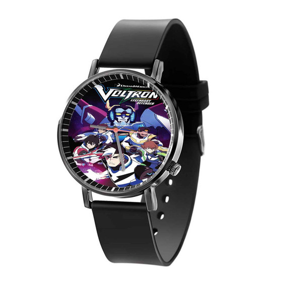 Voltron Legendary Defender Product Custom Quartz Watch Black Plastic With Gift Box