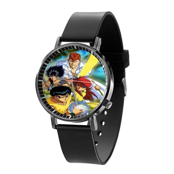 Yu Yu Hakusho Anime Custom Quartz Watch Black Plastic With Gift Box