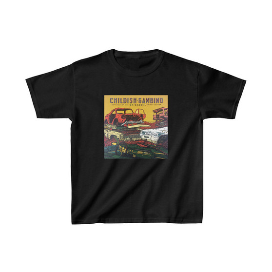 Childish Gambino Chicago Kids T-Shirt Clothing Heavy Cotton Tee