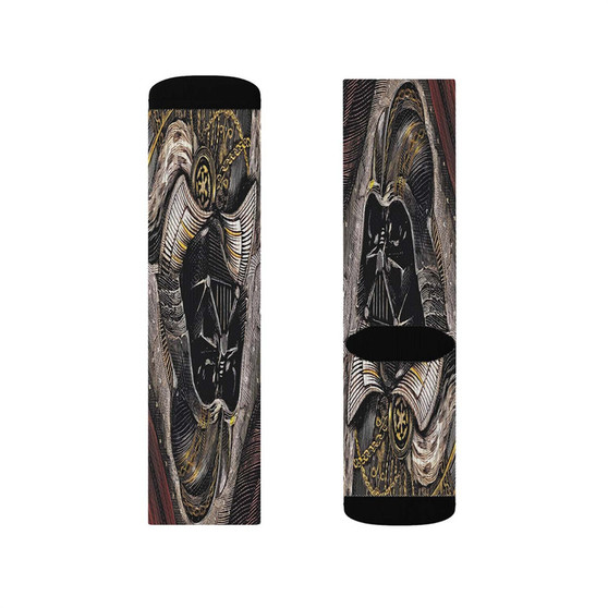 Star Wars Shakespeare Darth Vader Custom Socks Sublimation White Polyester Unisex Regular Fit