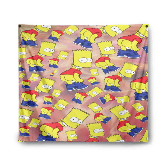 Bart The Simpson Custom Tapestry Polyester Indoor Wall Home Decor