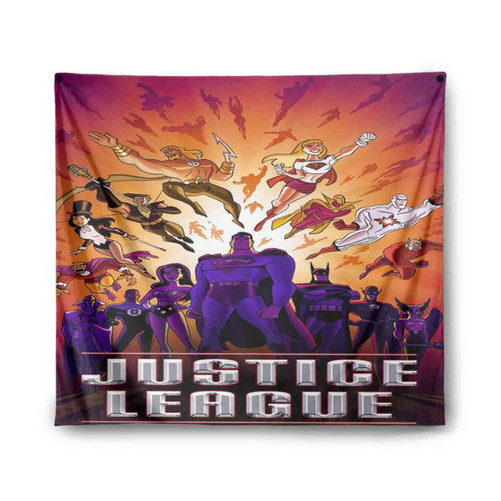 Justice League Superheroes Custom Tapestry Polyester Indoor Wall Home Decor