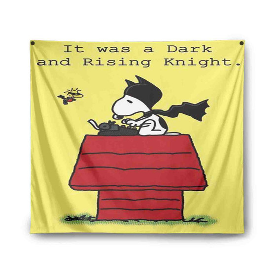Snoopy Batman The Peanuts Custom Tapestry Polyester Indoor Wall Home Decor