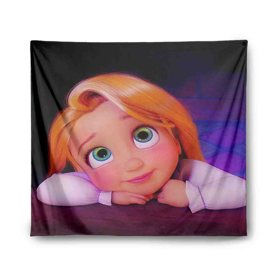 Tangled Rapunzel Child Custom Tapestry Polyester Indoor Wall Home Decor