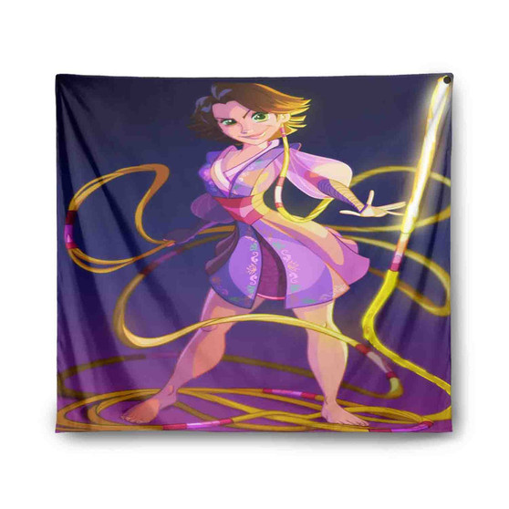 Tangled Rapunzel Star Wars Disney Custom Tapestry Polyester Indoor Wall Home Decor