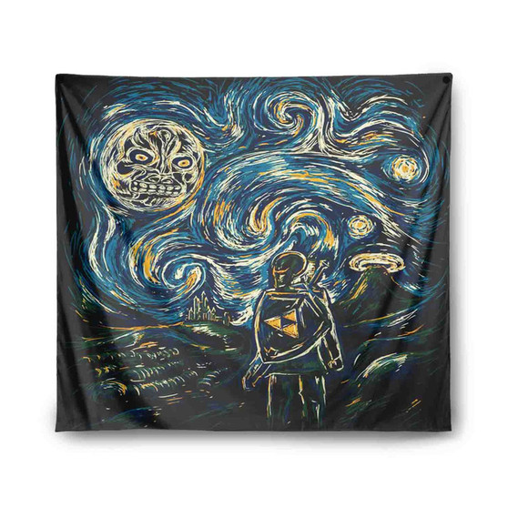 The Legend of Zelda Starry Night Custom Tapestry Polyester Indoor Wall Home Decor