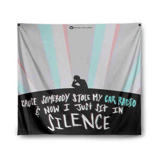 Twenty One Pilots Car Radio Custom Tapestry Polyester Indoor Wall Home Decor