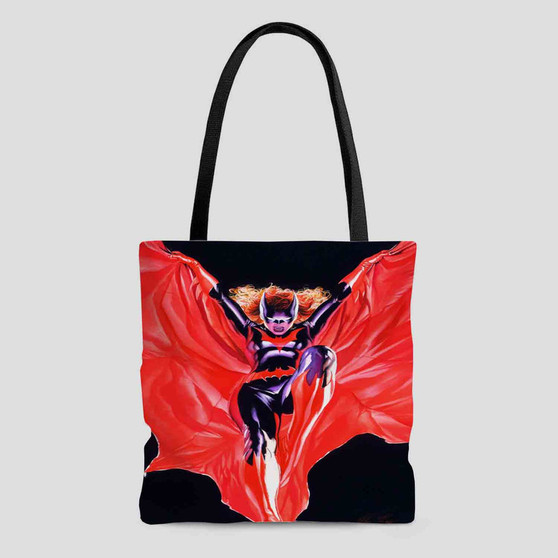 Batwoman DC Comics Custom Tote Bag AOP With Cotton Handle