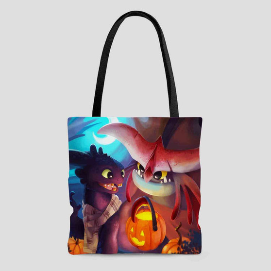 Candy Corn Tooth Toothless Custom Tote Bag AOP With Cotton Handle