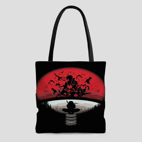Itachi Uchiha Clan Naruto Shippuden Custom Tote Bag AOP With Cotton Handle