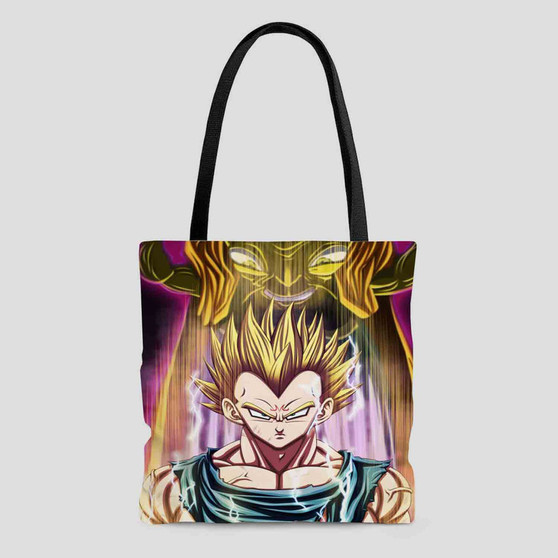 Majin Vegeta Custom Tote Bag AOP With Cotton Handle