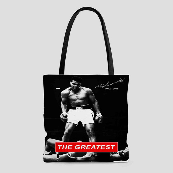 Muhammad Ali 1942 2016 Custom Tote Bag AOP With Cotton Handle