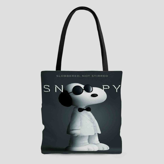 Snoopy Art Custom Tote Bag AOP With Cotton Handle