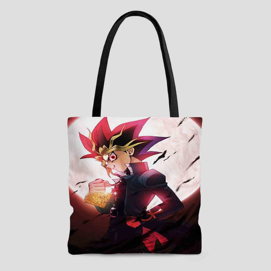 Yu Gi Oh Undertale Custom Tote Bag AOP With Cotton Handle