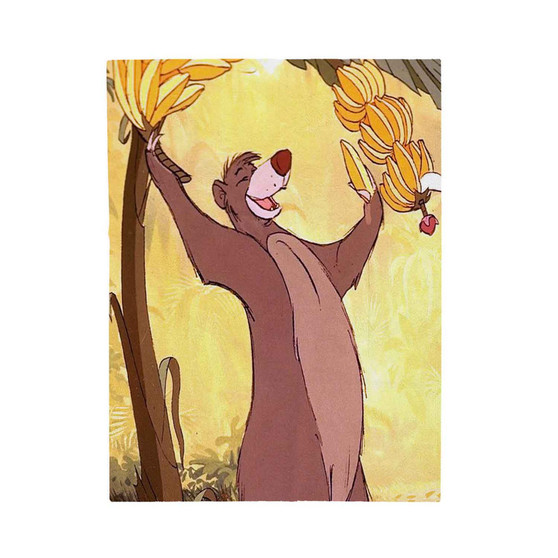 Baloo Disney The Jungle Book Custom Velveteen Plush Polyester Blanket Bedroom Family