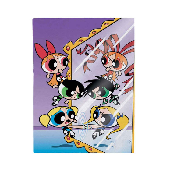 The Powerpuff Girls Evil Mirror Custom Velveteen Plush Polyester Blanket Bedroom Family