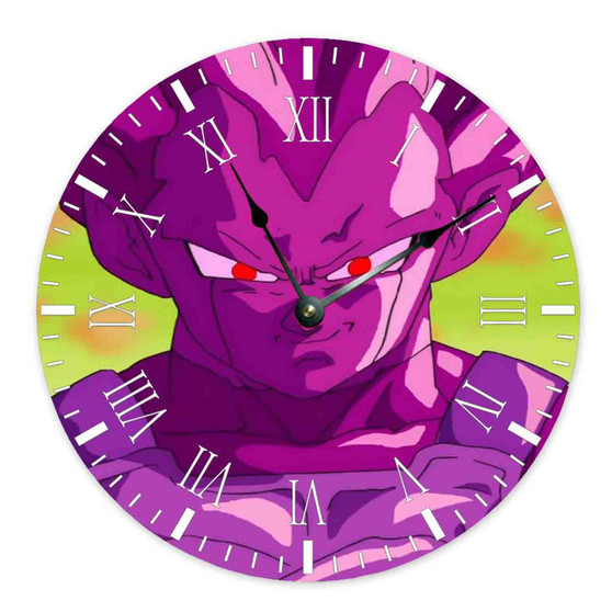 Dragon Ball Super The Copy of Vegeta Custom Wall Clock Round Non-ticking Wooden