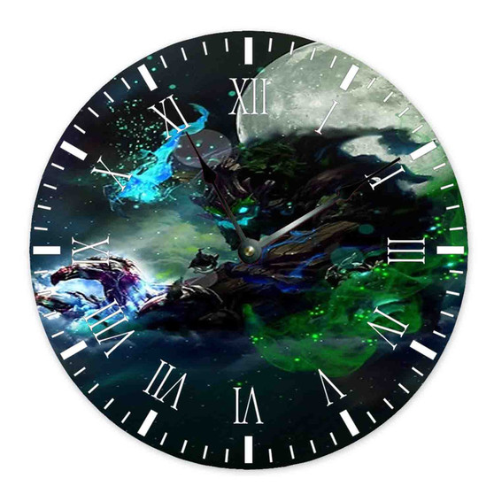 Maokai League of Legends Custom Wall Clock Round Non-ticking Wooden