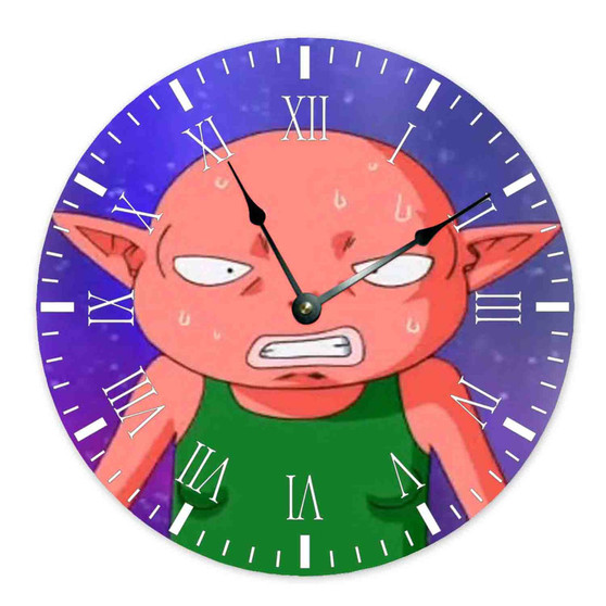 Monaka Dragon Ball Super Custom Wall Clock Round Non-ticking Wooden
