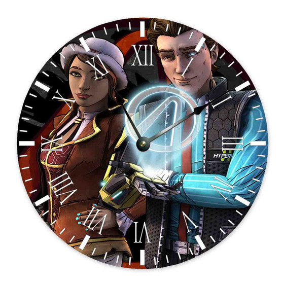 Tales from the Borderlands Vault of The Traveler Custom Wall Clock Round Non-ticking Wooden