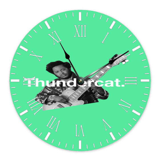 Thundercat Custom Wall Clock Round Non-ticking Wooden