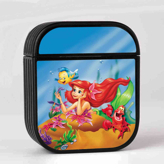 Ariel The Little Mermaid Disney New Custom AirPods Case Cover Sublimation Hard Durable Plastic Glossy