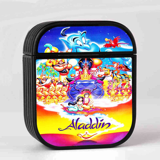 Disney Aladdin All Characters Custom AirPods Case Cover Sublimation Hard Durable Plastic Glossy