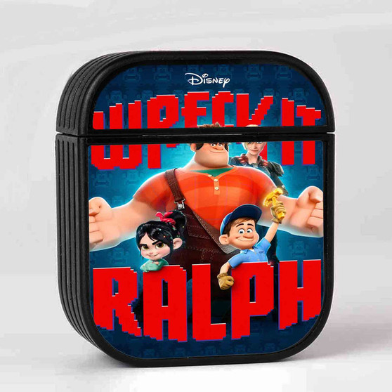 Disney Wreck It Ralph Art Custom AirPods Case Cover Sublimation Hard Durable Plastic Glossy