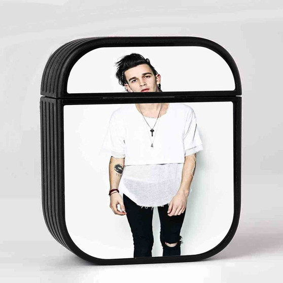 Matt Healy The 1975 Band Custom AirPods Case Cover Sublimation Hard Durable Plastic Glossy