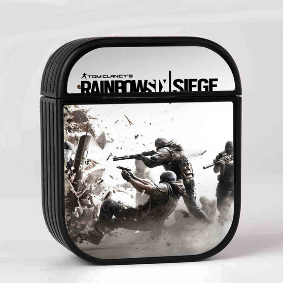 Tom Clancy s Rainbow Six Siege White New Custom AirPods Case Cover Sublimation Hard Durable Plastic Glossy