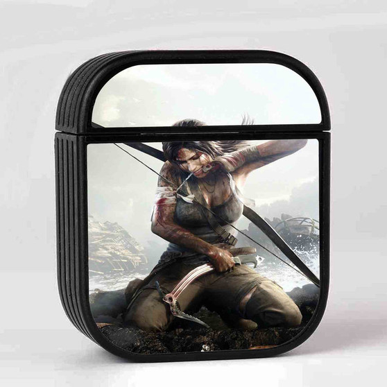 Tomb Raider Definitive Edition Games Custom AirPods Case Cover Sublimation Hard Durable Plastic Glossy