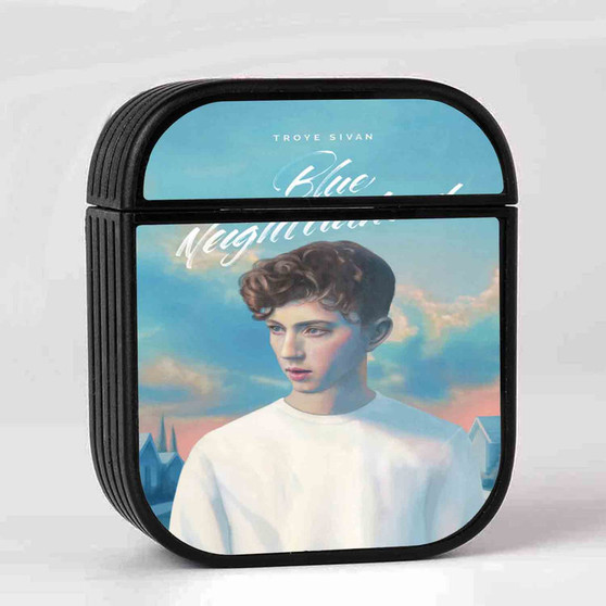 Troye Sivan Blue Neighbourhood Custom AirPods Case Cover Sublimation Hard Durable Plastic Glossy