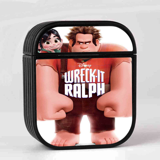 Wreck It Ralph Disney Custom AirPods Case Cover Sublimation Hard Durable Plastic Glossy