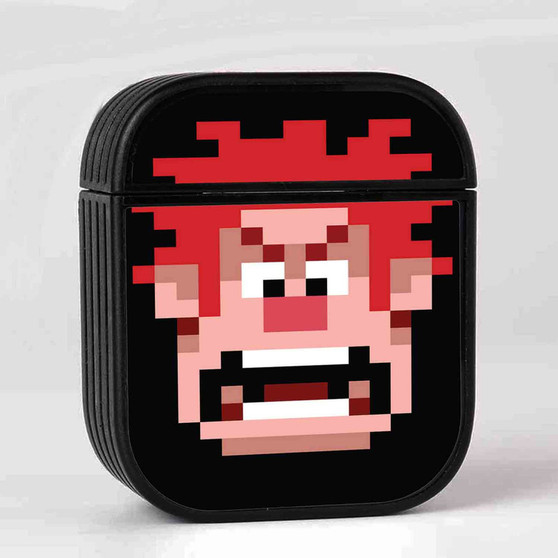 Wreck It Ralph Disney Pixel Art Custom AirPods Case Cover Sublimation Hard Durable Plastic Glossy