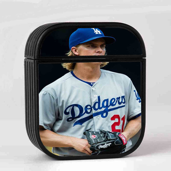 Zack Greinke LA Dodgers Art Custom AirPods Case Cover Sublimation Hard Durable Plastic Glossy