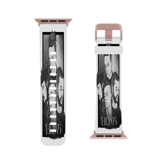 The 1975 Band Custom Apple Watch Band Professional Grade Thermo Elastomer Replacement Straps