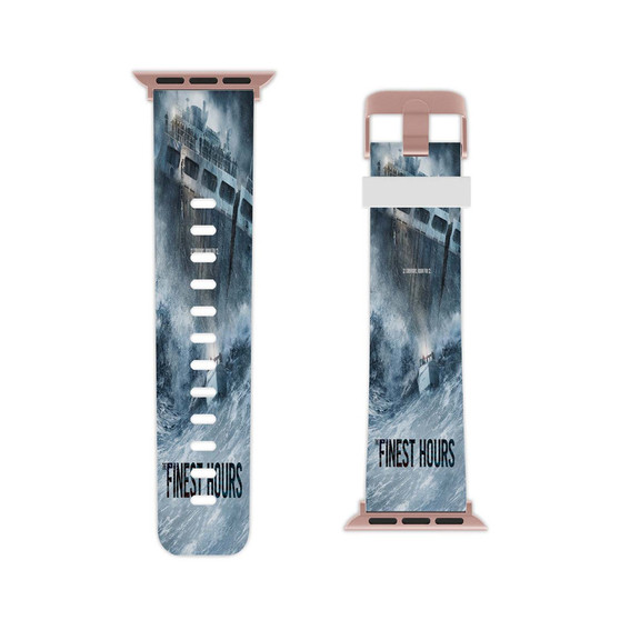 The Finest Hours Movie Cover Custom Apple Watch Band Professional Grade Thermo Elastomer Replacement Straps