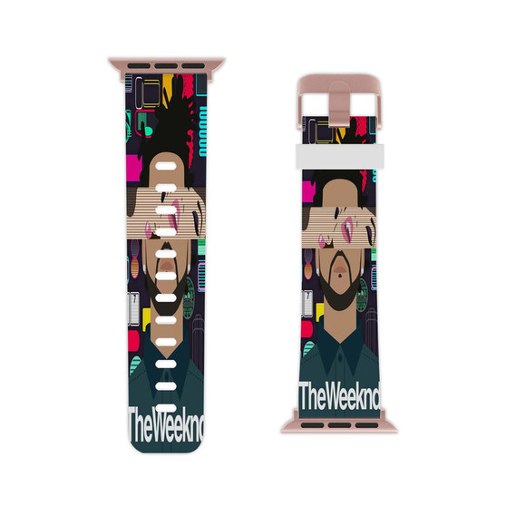 The Weeknd Art Custom Apple Watch Band Professional Grade Thermo Elastomer Replacement Straps