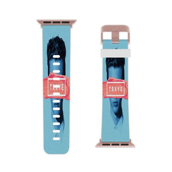 Troye Sivan Paint Face Custom Apple Watch Band Professional Grade Thermo Elastomer Replacement Straps