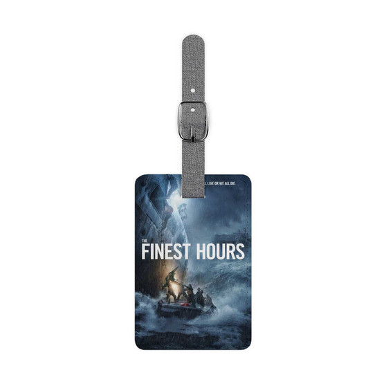 The Finest Hours Movie Custom Polyester Saffiano Rectangle White Luggage Tag Card Insert