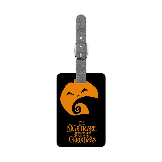 The Nightmare Before Christmas New Custom Polyester Saffiano Rectangle White Luggage Tag Card Insert