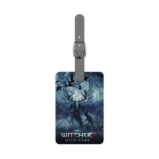 The Witcher 3 Wild Hunt Birds Custom Polyester Saffiano Rectangle White Luggage Tag Card Insert