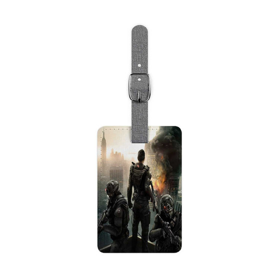 Tom Clancy s Rainbow Six Siege Ready For Battle Custom Polyester Saffiano Rectangle White Luggage Tag Card Insert